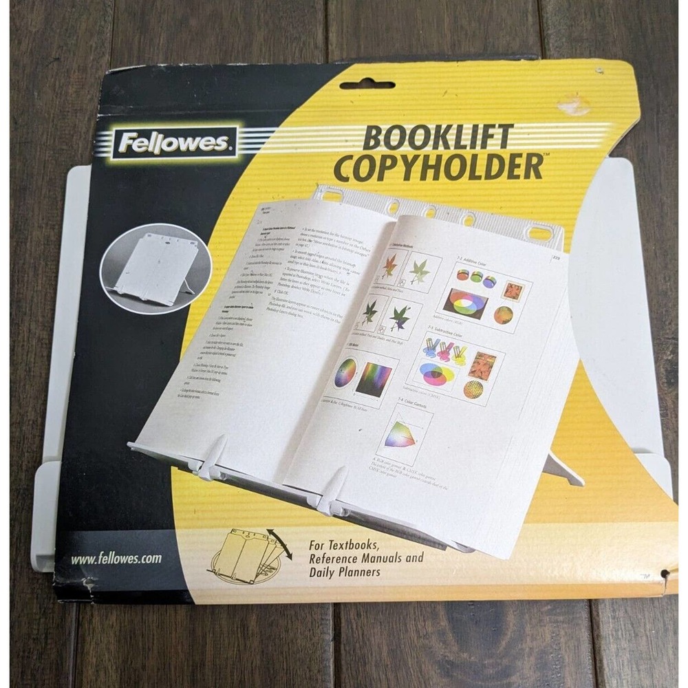 Fellowes Portable/Travel Book/Recipe Lift Document/Tablet Stand/holder Vintage